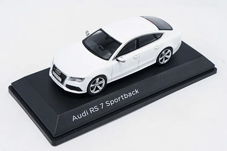 1:43 литья под давлением модель для Audi RS7 белый Sportback сплав игрушка автомобиль миниатюрная коллекция подарки