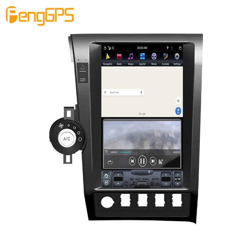 Flash Deal Tesla style 2 din Android 8.1 Car Radio Stereo GPS Navigation For Toyota Tundra 2007-2013 no DVD Player Headunit 3