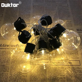 

Holiday 6M 20 Led String Fairy Light Christmas LED Globe Festoon Bulb Led Garlands String Light Decoration for Party New Years