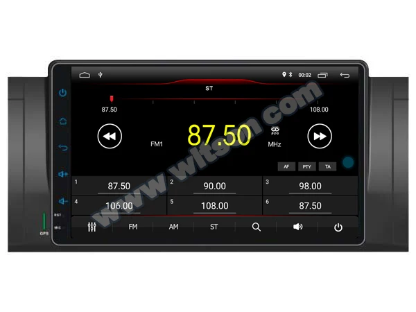 Clearance 9" Android 8.1 Oreo OS Car Multimedia Navigation GPS Radio for BMW E39 1995-2003 & BMW M5 1995-2003 & BMW X5 E53 2000-2007 4