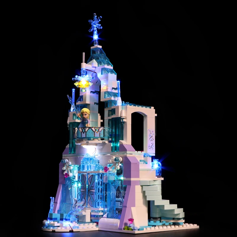 LED Licht Up Kit für 41148 Gefrorene Elsa ist Magische Eis Palace Heißen Z5P1