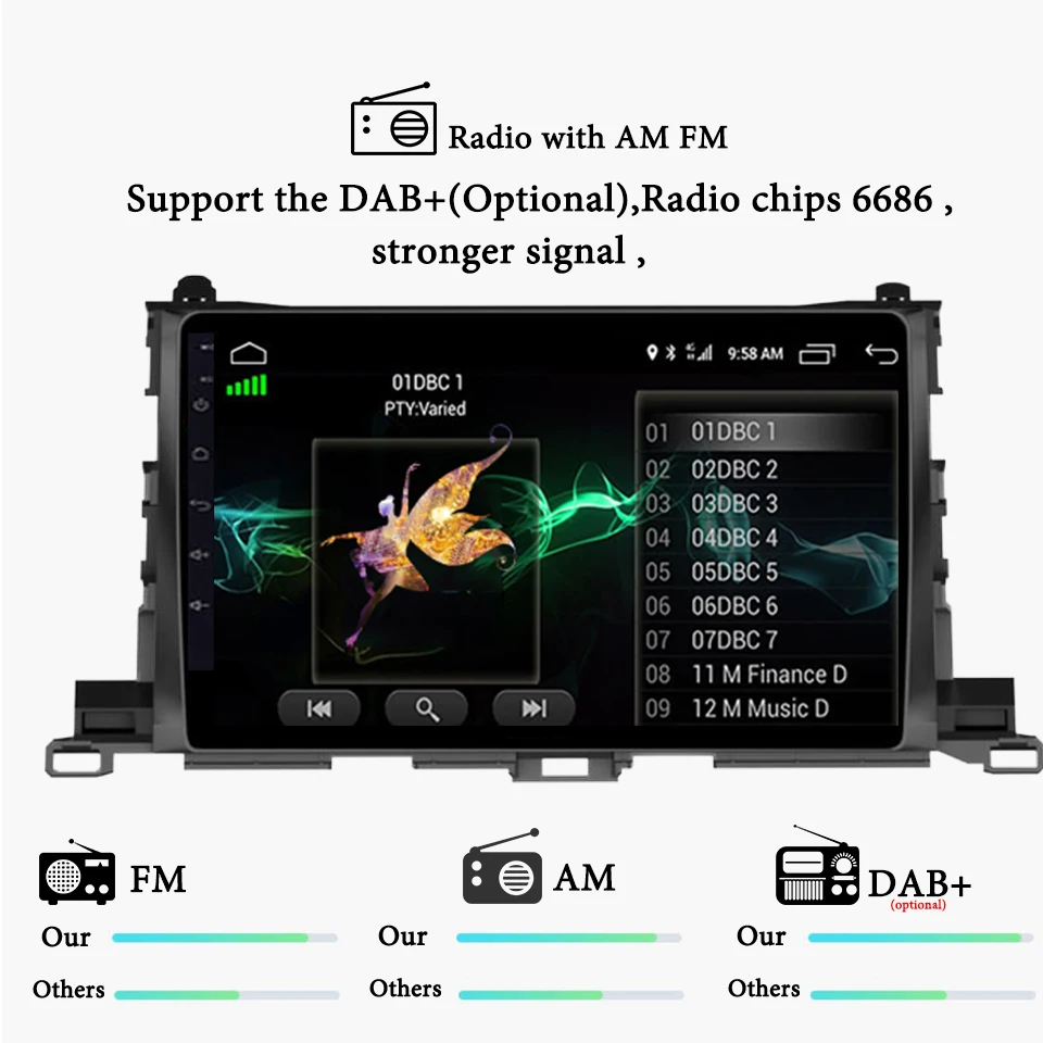Perfect IPS android car dvd player gps navigation for Toyota Highlander 2015 2016 2017 2018 2019 car radio stereo dvd gps 7 Perfect IPS android car dvd player gps navigation for Toyota Highlander 2015 2016 2017 2018 2019 car radio stereo dvd gps 7