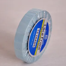 3/4 дюйма* 12 ярдов синий сильная лента для наращивания волос двусторонний клей клейкие ленты для волос/накладки из искусственных волос/Синтетические волосы на кружеве Поддержка лента