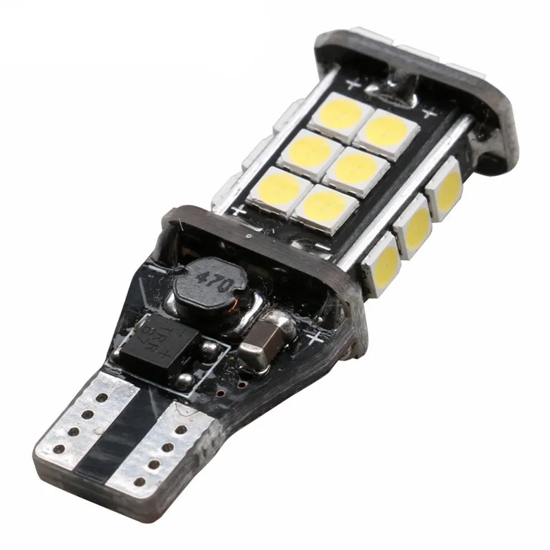 2 шт. авто светодиодные лампы Canbus без ошибок T15 W16W 3030 24 leds Автомобильные для Mazda CX 3