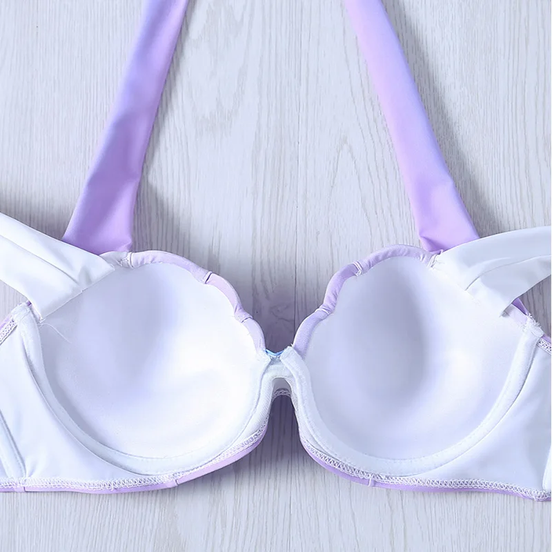 New Bandage Bikinis Mermaid Shell Bikini Top Bandeau Swimwear Push Up Swimsuit Bathing Suit Brazilian Bottoms Beachwear 6030 New Bandage Bikinis Mermaid Shell Bikini Top Bandeau Swimwear Push Up Swimsuit Bathing Suit Brazilian Bottoms Beachwear 6030