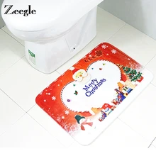 Zeegle рождественские HD печатные приветственные напольные коврики для ванной комнаты кухонные ковры коврики коврик для гостиной Противоскользящий коврик