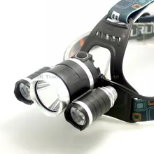20 шт./лот велосипед светильник 5000LM CREE XM-L 3x T6 светодиодный головной светильник налобный фонарь лампа светильник фонарь вспышка светильник+ Зарядное устройство