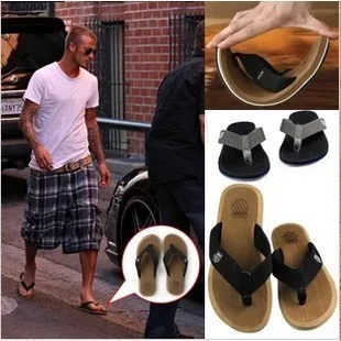 david beckham flip flops