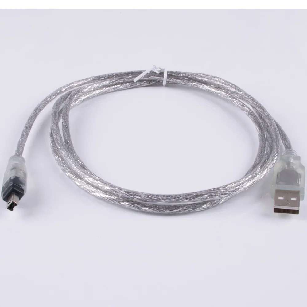 

USB 2.0 A Male to Firewire IEEE 1394 4 Pin Male iLink Adapter Cord firewire 1394 Cable for SONY DCR-TRV75E DV Camera Cable 5FT