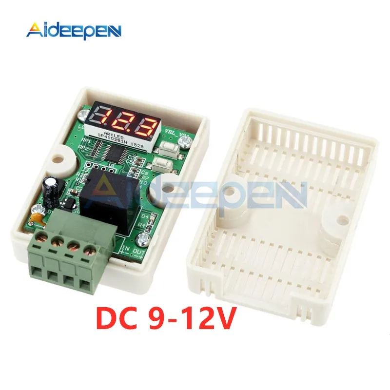 

DC 12V 20A Relay car battery Undervoltage Module protection controller Power switch Voltage time delay power on/off adjustable