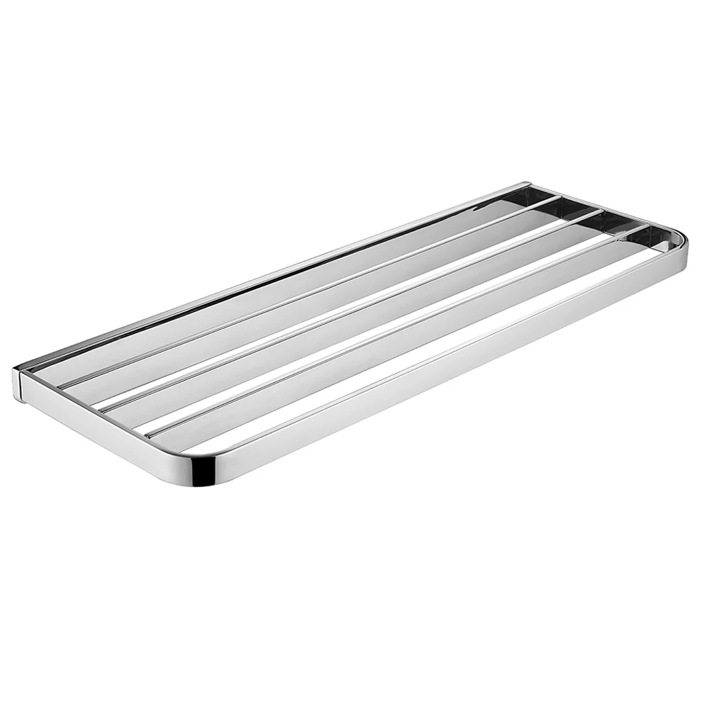 

Modern Single Layer Towel Rack Bathroom Wall Mounted Towel Shelf 304 Stainless Steel Polished Towel Holder Bathroom Hardware set