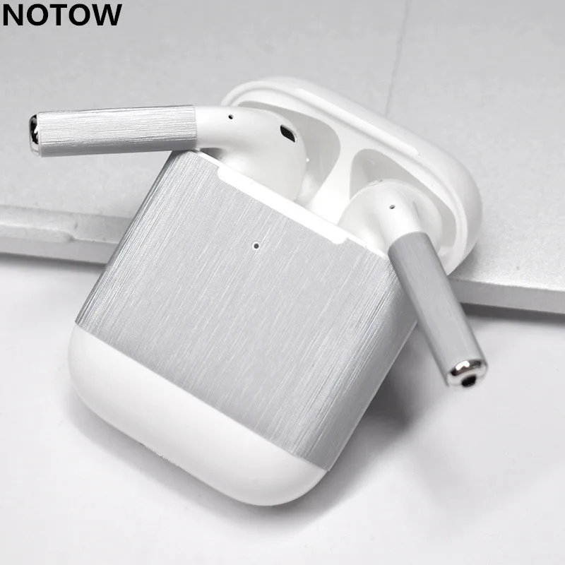 NOTOW для Airpods 2, беспроводная bluetooth-гарнитура, роскошная Проводная наклейка, Защитная пленка для Airpods 1/2, проводная