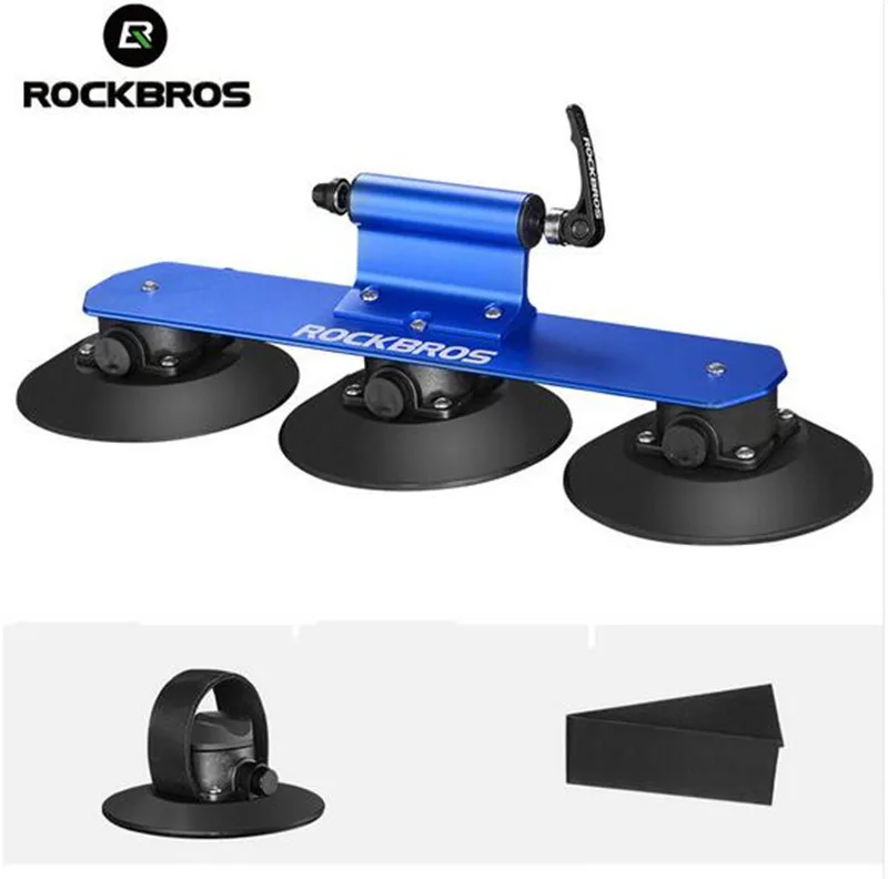 ROCKBROS Free Adapters Bicycle Racks Suction Cups Car Rack Rooftop Holder MTB Road Bicycle Bike Racks Roof Cycling Accessories