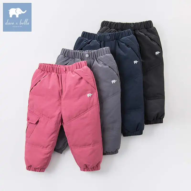 Db6434デイブベラ冬ユニセックスダウンパンツガールズボーイズ全身子供ファッション子供ズボン Children Trousers Down Pants Girlpants Girl Aliexpress