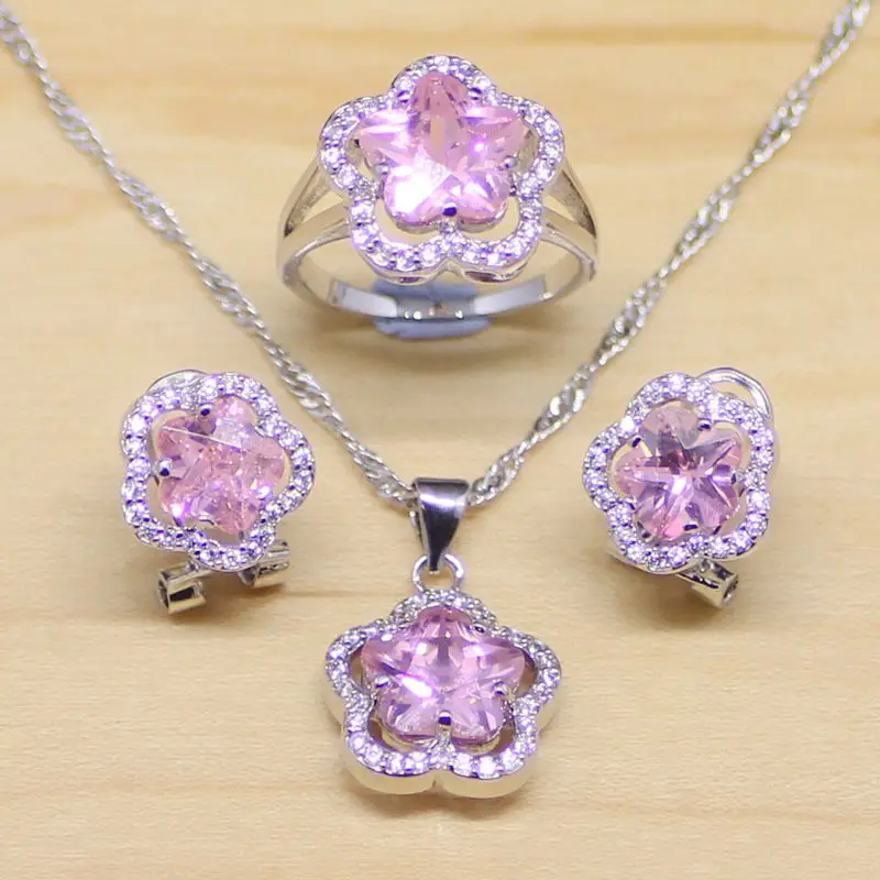Orphelia Donna 925 Argento Rotonda Rosa Zirconia cubica