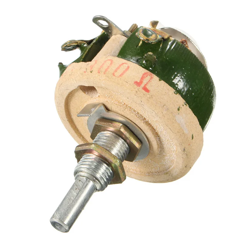 25 W 100 Ohm Wirewound Potenciómetro Resistencia Ajustable de cerámica redonda reóstato