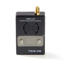 Original Boscam Thunderbolt TS5832 TX58 2W 5 8G 32CH 2000mW AV Wireless FPV Sender FPV Transmitter