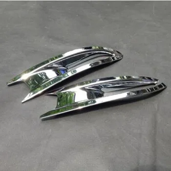 

Free Shipping For Mazda 3 Axela 2PCS High Quality ABS Chrome Car Rear Headlight Fog Lamp Cover Trim Car Styling Accessories