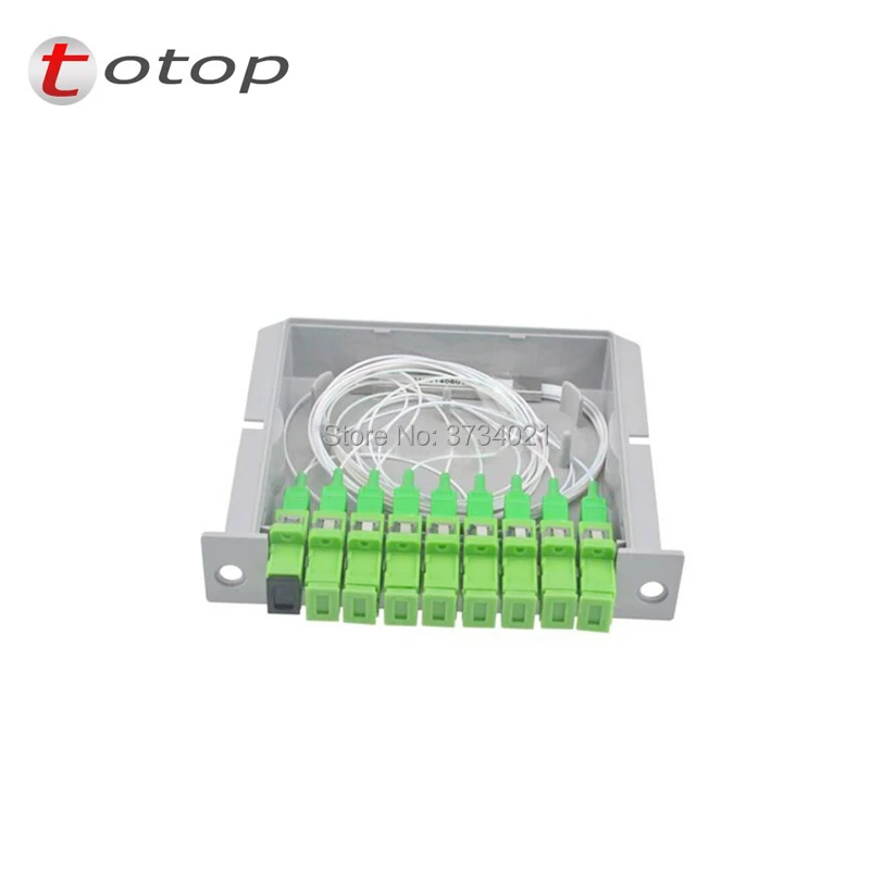 

Free Shipping 1x8 LGX Box Cassette Card Inserting SC/APC PLC splitter Module 1:8 8 Ports Fiber Optical PLC Splitter