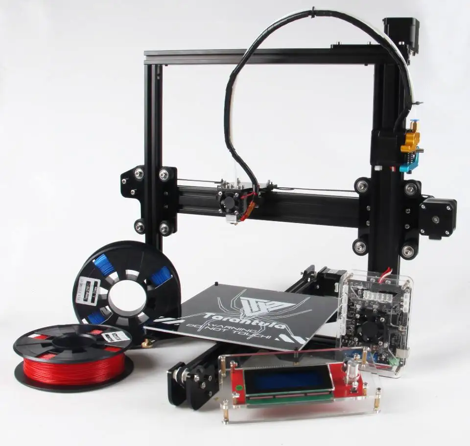  2016 TEVO Tarantula 3D Printer kit automatic platform flexible quality Printer with PLA filament  