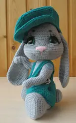 Игрушки для вязания крючком amigurumi buuny girl Номер модели KO0017