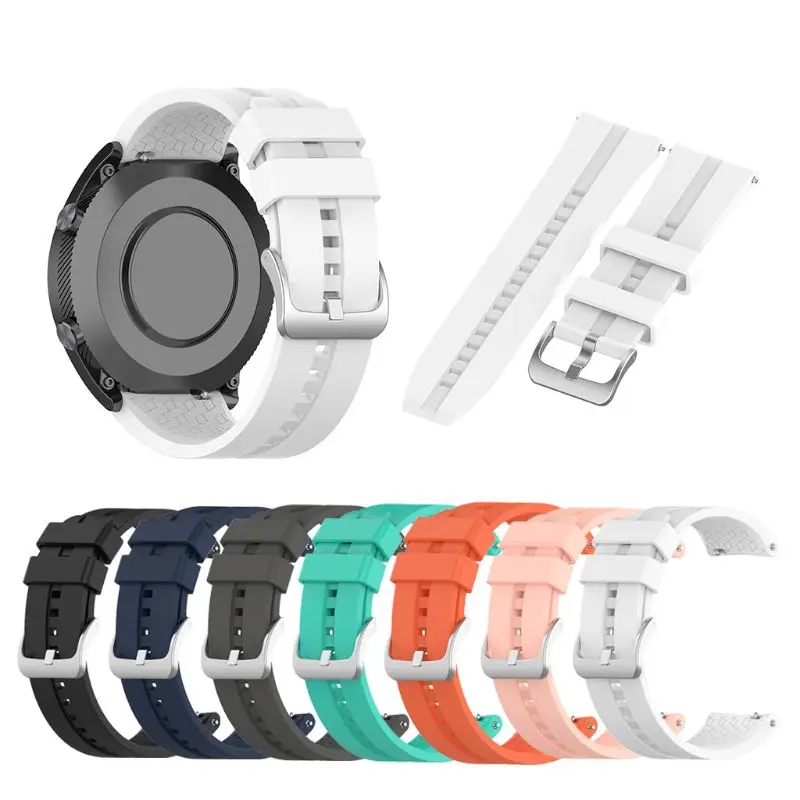 

Soft Silicone Watchband Wrist Strap Replacement for Huawei Watch GT Elegant 42MM/Active 46MM Smart Watch Bracelet Accessories