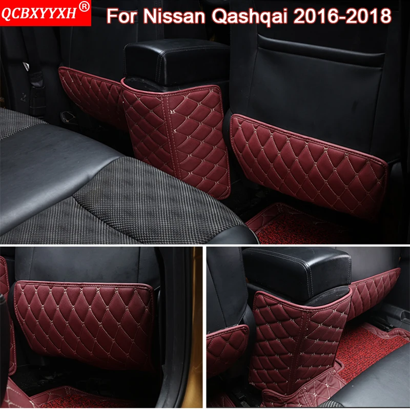 

QCBXYYXH Car Styling Auto Interior Seat Protector Side Edge Protection Pad Stickers Anti-kick Mats For Nissan Qashqai 2016-2018