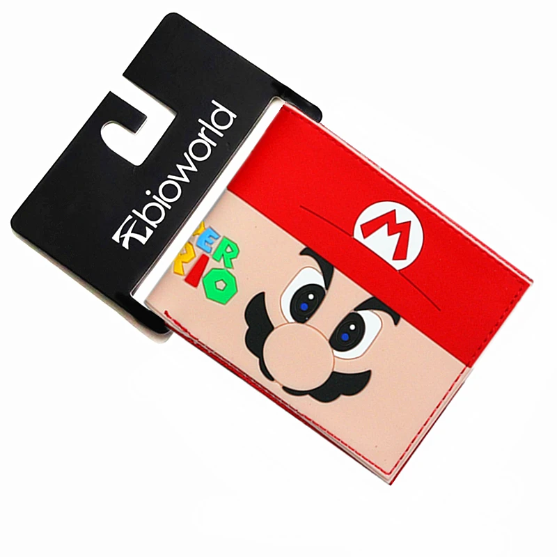 

Game Nintendo SUPER MARIO BROS Logo Wallet Women Carteira Animation Cartoon Purse Comics Men Wallets