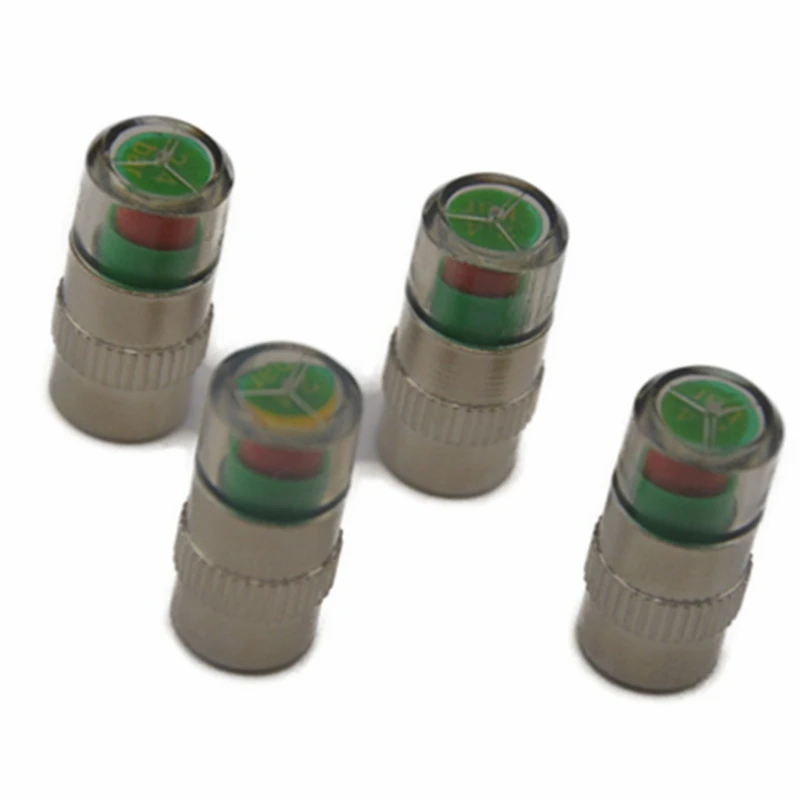 Car Tyre Tire Pressure Monitor Indicator Valve Stem Cap Sensor Alert 4pcs Auto Air Pressure Alert Indicator Valve Stem Monitor car tire pressure monitor