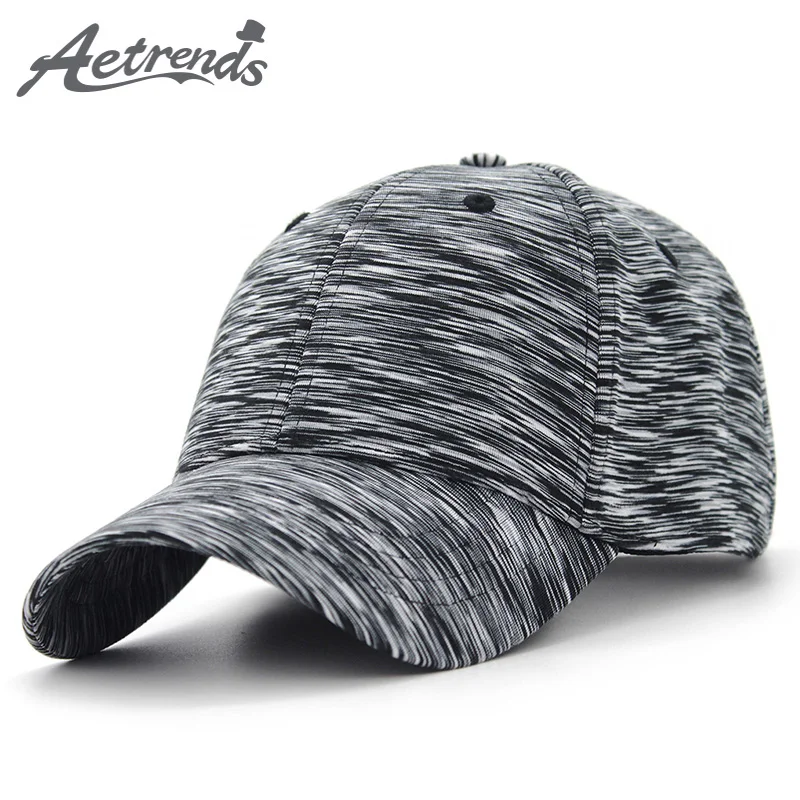 [AETRENDS] 2018 جديد منقوشة قبعة بيسبول رياضية الرجال النساء القطن Snapbacks كرة البيسبول في الهواء الطلق القبعات Z-6255