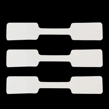 

1000PCS White Rectangle Adhesive Sticker Tagboard Jewelry Ring Necklace Bracelet Accessory Label Paper Free Shipping