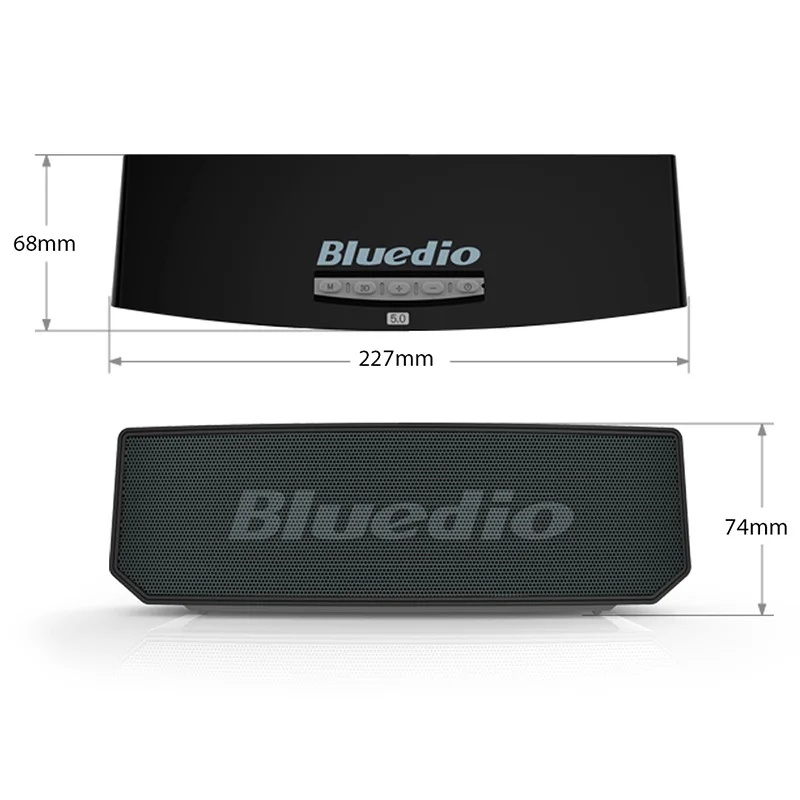 Bluedio BS-6 Mini Bluetooth Speaker Portable Wireless BT 5.0 Speaker with microphone Smart Cloud loudspeaker Voice Control