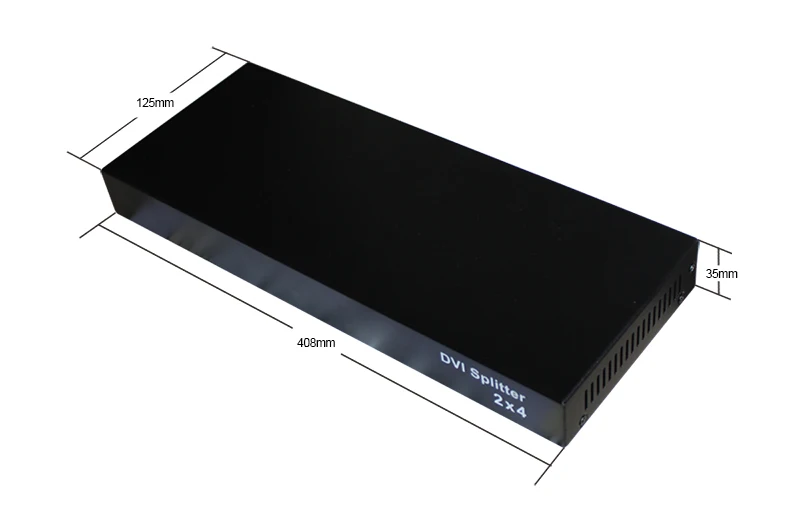 Разделитель DVI D2S4 видео 2X4 DVI-D дистрибьютор 2 в 4 Выход UHD 1080 P для монитора проектора компьютерная графическая карта