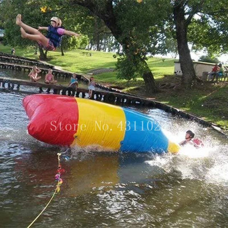 blob inflatable water trampoline