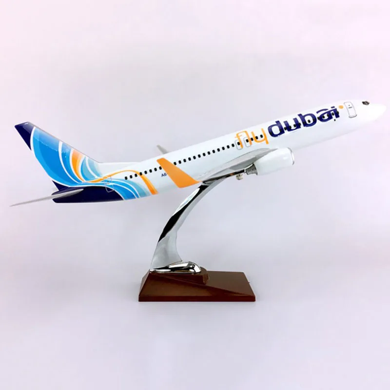 

Boeing B737-800 Big 40cm FLY DUBAI Airlines 1/111 SCALE Airplane Model Toys Aircraft Diecast Plastic Alloy Plane Home Decoration