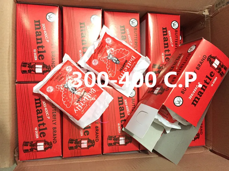 300 400 C.P. Высококачественные газовые лампы с мантией бабочкой уличная газовая