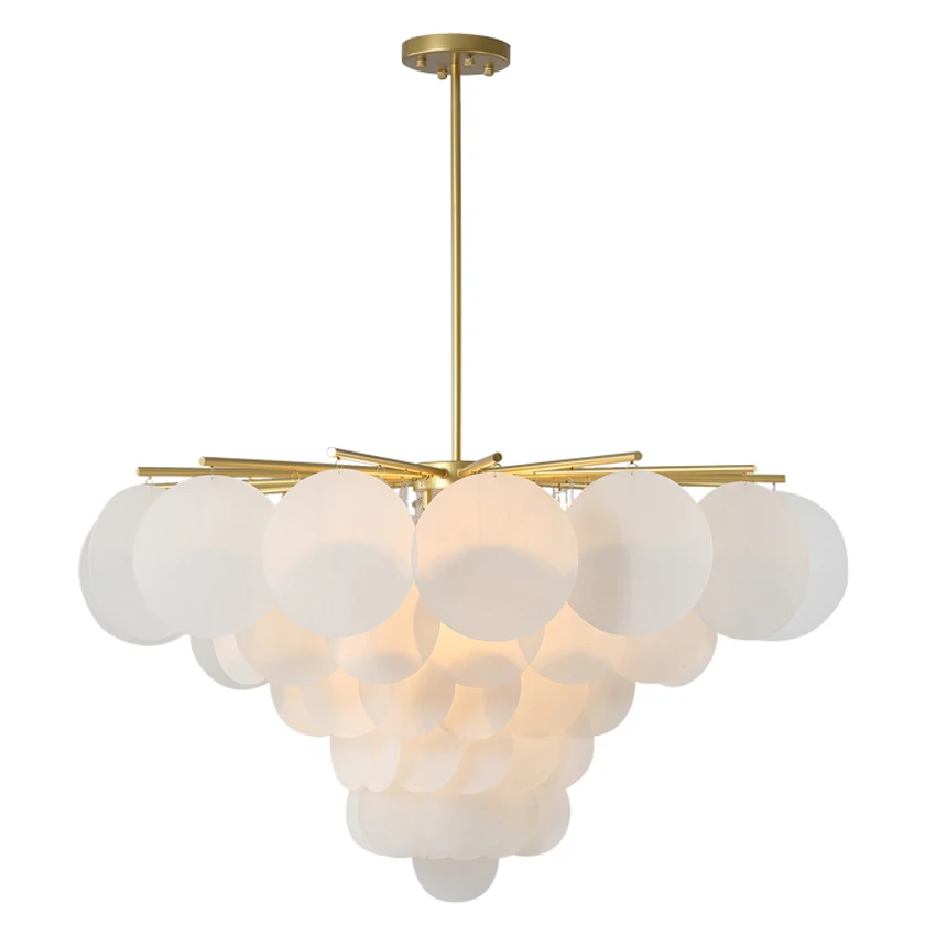 

Romantic Modern Chandelier Lighting Fixture Lustre Acrylic Living Room Dining Room Home Decration LED Light Luxury