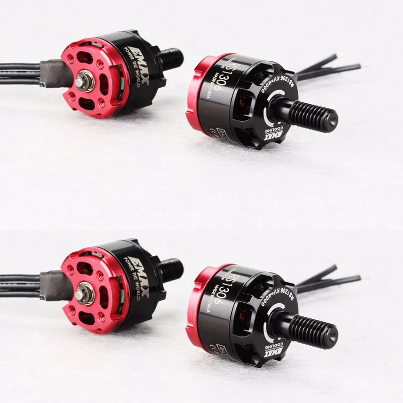 

4PCS Original Emax RS1306 1306 4000KV 3300KV Race Brushless Motor for FPV Racing Quad Drone GEP130X Grashopper QAV130 RX130/150