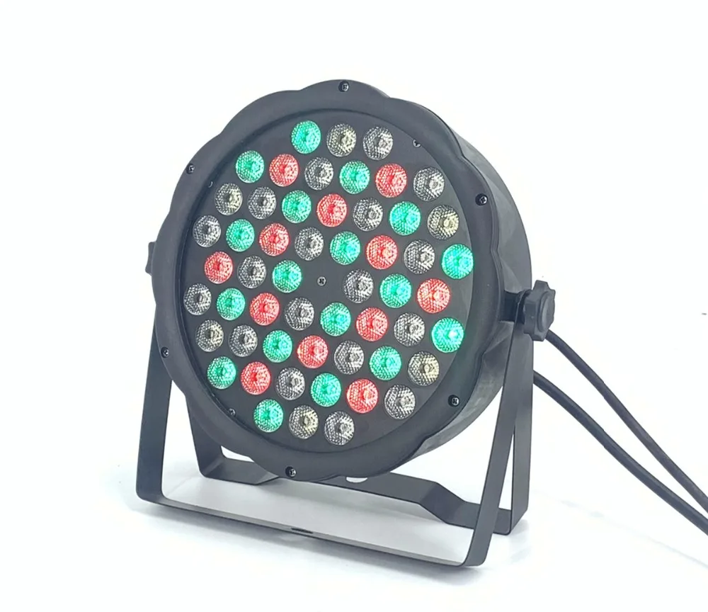 Светодиодный светильник s 54x3 Вт DJ par светодиодный RGBW моющийся диско-светильник 54x4 Вт RGB 3в1 УФ-светильник DMX контроллер эффект