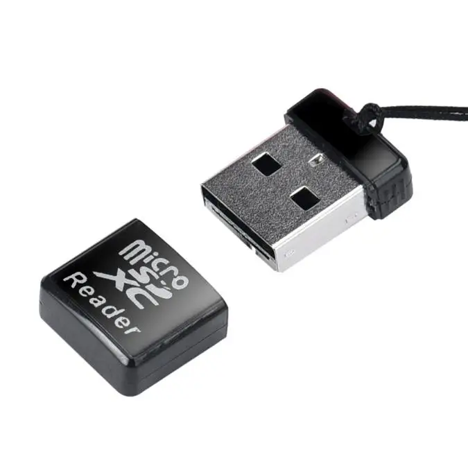 Новинка 2017 года Мини Супер Скорость USB 2.0 Micro SD/SDXC TF Card Reader адаптер jun16