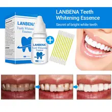 LANBENA отбеливание зубов пудра с эссенцией гигиена полости рта Чистящая сыворотка Удаляет налет пятна Отбеливание Зубов Стоматологический инструмент ручка TSLM2