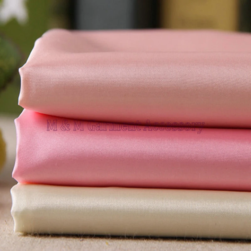 Ice silk fabric optical knitted polyester fabric light jersey lining