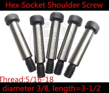 

10 Pieces 5/16-18 Threaded 3/8 x 3-1/2" L 12.9 Grade Alloy Steel Hexagon Socket Head Shoulder Screw Bolt