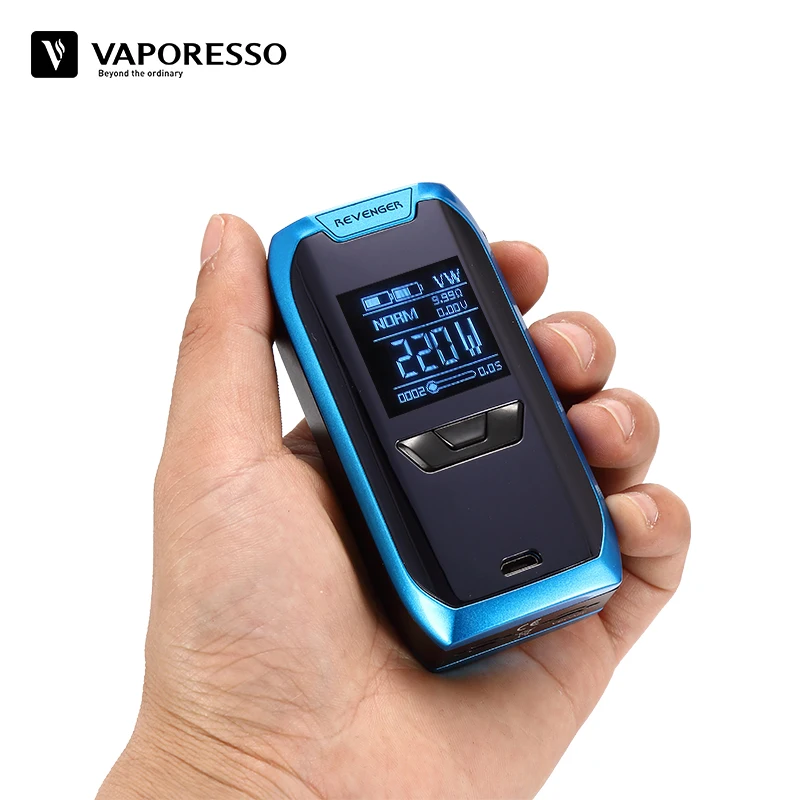 

Original Vaporesso Revenger Mod Electronic Cigarette Vape 220W 510 Box Mod Compatible with Vaporesso NRG Tank without 18650 Cell