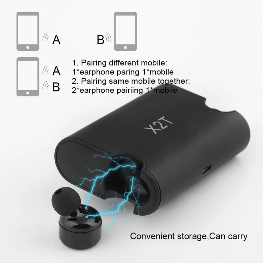 NiUB5 супер Bluetooth наушники 7*6 часов воспроизведения HiFi мини вкладыши наушники с микрофоном шумоподавление Гарнитура для телефона