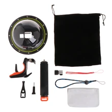 High Quality Diving Dome Port Waterproof Housing Case Cover For GoPro Hero 5/6 Camera Trigger High Quality Diving Dome Port Waterproof Housing Case Cover For GoPro Hero 5/6 Camera Trigger