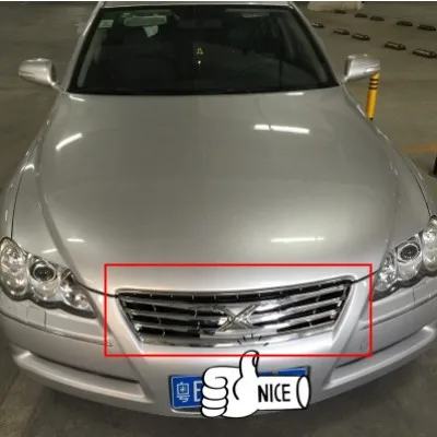 Для Toyota Mark X/Reiz 05-09 хромированные передние решетки решетка вентиляционное отверстие отделка