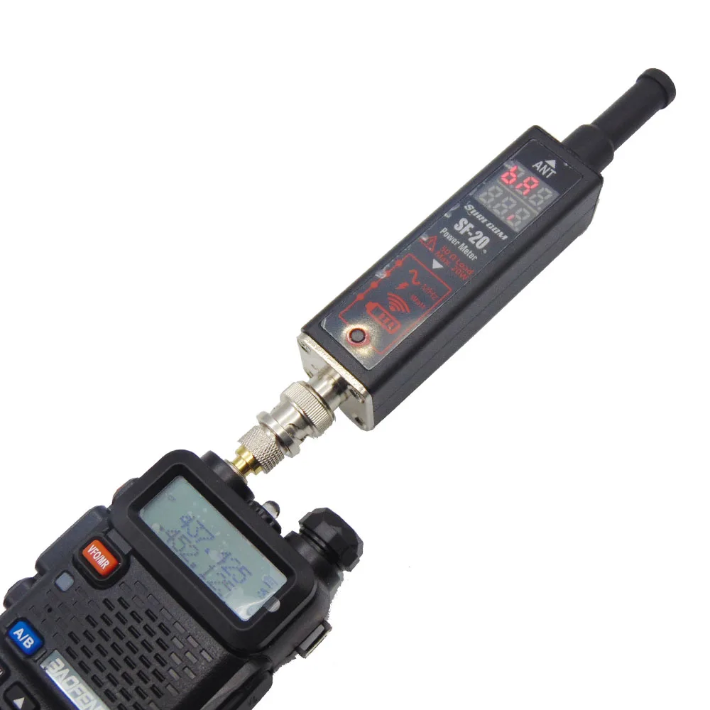 

Surecom SF-20 Frequency Meter Power Watt Counter Antenna analyzer Handheld Battery indicator 0.1-20W 100-525MH For Two Way Radio