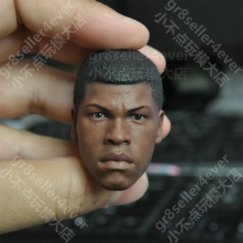 

1/6 scale Head Sculpt Finn Star Wars fit 12'' figure body