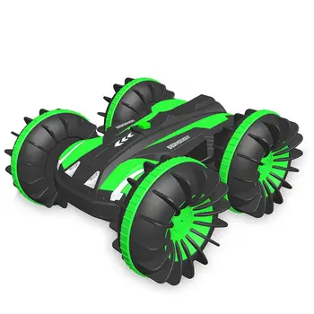 

Remote Control Car Truck 4WD 6CH 2.4Ghz Land Water 2 in 1 RC Toy Waterproof Stunt 1:18 Remote Vehicle Off Road Cars RTR